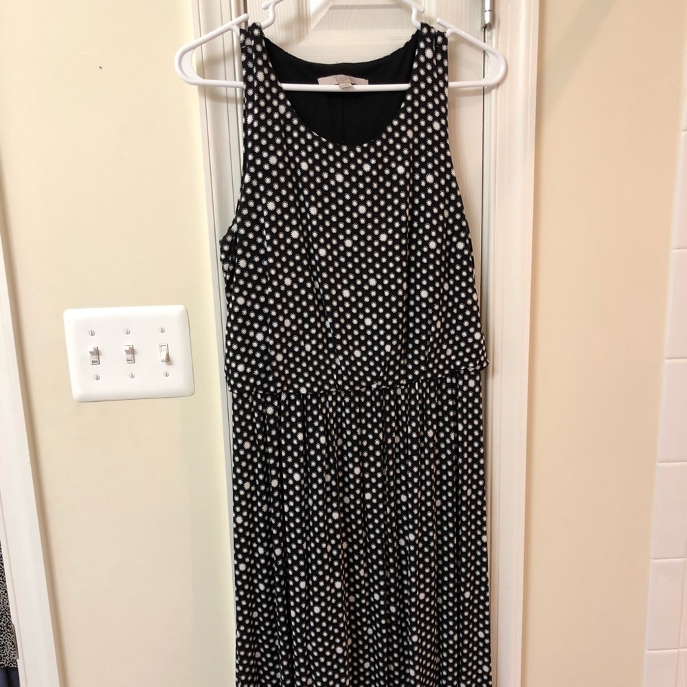Loft Spring or formal sleeveless dress